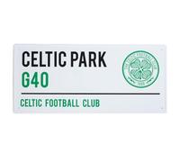 GiftLocalUK Celtic FC - Cartel de calle blanco