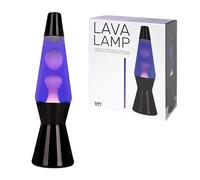 GIFTMARKET - Lámpara de lava bullet morada y blanca. Lámpara de ambiente relajante. Luz de ambiente original. Regalo adolescentes divertido. Lámpara retro de 31 x 9 cm