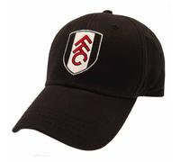 GIFTS 4 ALL Gorra oficial de béisbol Fulham para fanáticos del fútbol, gorra de béisbol Fulham con escudo de fútbol, para adultos, color negro, Negro, 7125
