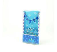 Gifts 4 All Occasions Limited SHATCHI-765 - Kit de decoración para tarta con corona de príncipe azul