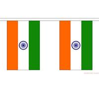 Gifts 4 All Occasions Limited SHATCHI-959 - Banderines indios (3 m, 10 banderas), multicolor