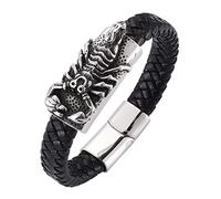 Gifts for Men Bracelets Cool Bracelets Snake Head Bangles Men's Bracelet Stainless Steel