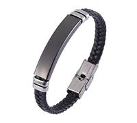 Gifts for Men Bracelets Man, Bracelets Stainless Steel 3 Layers Bracelet Charms Wrist Chain Stainless Steel with Magnetic Clasp
