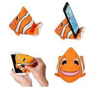 Gifts for Readers & Writers 2-en-1 Plusheez Móvil Teléfono Soporte, Pescado