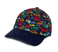 Gifts Treat Gorra de béisbol de bebé niño Gorra de Sol de niño con Estampado de Coche, Azul, 2-4años
