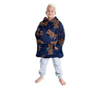 Gifts Treat Niñas Niños Sudaderas con Capucha Sudaderas con Capucha Manta de Felpa con Capucha Suave y cálido suéter Acogedor para los niños Adolescentes Estudiantes, Carta Corona, 8-10 Años