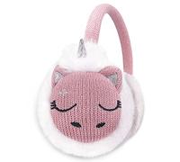 Gifts Treat Orejeras para niñas unicornio para niños Orejeras de punto con patrón de animales (Rosa, M)