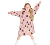 Gifts Treat Sobredimensionado Niños Sudadera con Capucha Sudadera para niñas Sudadera Sherpa Jungen Manta de Felpa con Capucha Manta Suave y cálida