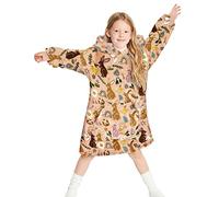 Gifts Treat Sobredimensionado Niños Sudadera con Capucha Sudadera para niñas Sudadera Sherpa Jungen Manta de Felpa con Capucha Manta Suave y cálida