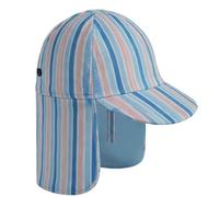 Gifts Treat Sombrero de Sol para niños con protección UPF 50+, de Secado rápido, Azul, con protección para el Cuello, de 6 a 8 años