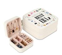 GIFTSFARM Joyero, pequeño joyero para fanáticos de Taylor, artículos de regalo de Taylor, joyero portátil con Best Era para pulseras, collares, anillos, aretes, organizador de cajas de almacenamiento