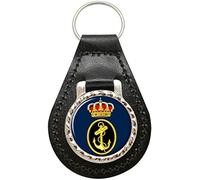 Giftshop UK Llavero de piel de la marina española (Armada Espan Ola)