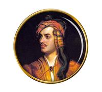 Giftshop UK Pin de Lord Byron, dorado