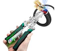 Gifyym 8 en 1 Pelacables | Torcedor de cables - Herramienta manual Detector AC DC para trabajos de automoción Escuela instalación Iluminación Cableado Equipo