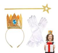 gifyym Accesorios De Disfraces Para Niñas,Set de Accesorios de Tiara | Disfraces de Halloween para Juegos de Rol y Representaciones Colegio Hogar Fiestas Carnaval