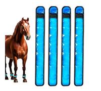 gifyym Bandas LED para piernas de caballo, 4 unidades de equipo de seguridad, correas ajustables para el tobillo, 4 modos, para equitación nocturna, camino, desfile, patio, establo, rancho, equitación