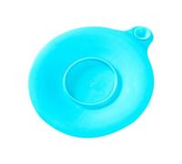 gifyym Bathtub Water Stopper - Saves Storage Water | Silicone Flat Drain Hair Stopper Suction Cup | For Bathroom Kitchen Laundry Prevent Odor Backflow Strong Sealing 13x13cm Blue Gray