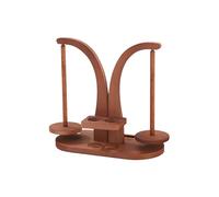 gifyym Bobina de hilo para hacer manualidades, bobinadora manual de ovillo - Herramienta giratoria de ganchillo de doble husillo para hacer punto a mano en casa