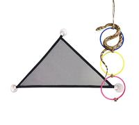 gifyym Bola Escalada Serpiente con Hamaca - Red y Anillos para Jungla para Escalada | Terrario para Dragones Barbados, y lagartos | Gimnasio y cómodo para Animales
