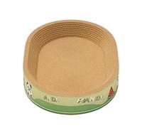 gifyym Cama rascador para gatos - Tabla de clavos segura | Cojín ergonómico ovalado para rascar con migajas | para gatos de vivienda, salón, dormitorio, balcón, esquina, suelo