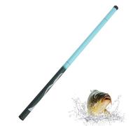 gifyym Cañas para lagos, caña de alla,Caña para zanjas de fibra de vidrio - de salvaje portátil con bastón para camarones para adultos, niño, niña, embalses