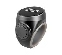 gifyym Contador de dedos - Contador electrónico Tasbeeh de mano | Accesorio de cola larga de conteo de mano | Anillo de clic de dígitos, herramienta de apoyo de enfoque para oración, meditación y