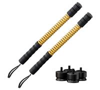 Gifyym Cuerdas de Combat,aparato de musculatura de brazos robustos - 2 cuerdas de ejercicio de resistencia ajustable, peso integrado portátil, para cuerpo completo, fortalecimiento muscular