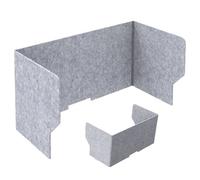 gifyym Desk Privacy Panel - Foldable Easy To Clean Testing Dividers For Classroom | For Desktop Offices Table Library Study Bedroom | Portable Acrylic Partition Space Separator Sturdy Construction