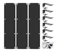 gifyym Gancho de garaje, versatilidad que ahorra espacio, 6 piezas, organizador y soporte para cobertizo, para sótano, taller, cobertizo, jardín, bicicleta, herramientas eléctricas, sillas, escobas