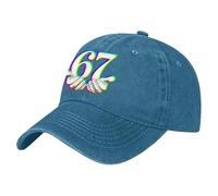 gifyym Gorra de béisbol - Diseño de impresión lavable | Gorra de béisbol impresa | Para niñas adolescentes adolescentes Senderismo Viajes Deportes Pesca Picnic Escalada Golf, Mar azul.