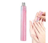 Gifyym Herramienta de señalar para uñas - Patrón de flor de 5 pétalos para manicura artística para hacer yo mismo | Pluma de precisión de punta fina para pedrería, para novias y principiantes