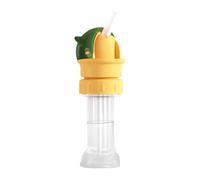 gifyym Kids Water Bottle Straw Topper - Universal Leakproof Reusable Adapter | Spill Proof Twist Cover Cap With Straw | For Home Travel Car Juice Soda Beverages Protects Kids Mouth Safe Silicone Spou