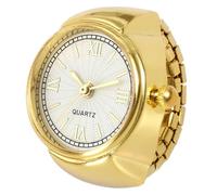 gifyym Montre Bague - Montre Anneau Cercle De Doigt - Horloge-bracelet Créative Élastique Ronde | Mini Horloge Pour Doigt, Bijou Créatif Et Tendance Unisexe Pour Soirée, Cadeau, Fête Ou Vacances