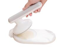 gifyym Prensa de albóndigas, prensa manual para hacer bolas de, molde multifunción para ravioles Gyoza, empanada, diseño de palanca fácil de usar para cocina del hogar, 22 x 21 x 10 cm, verde