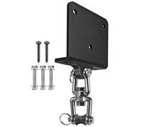 gifyym Punching Bag Hanger - Soporte giratorio para ceiling de 360 grados | Heavy Duty Non-Slip Hook space-Saving | for Yoga Workout Basement Speed Training Martial Arts | Carbon Steel 10,5 x 9,5 cm