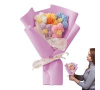 gifyym Ramo de punto NI | Best Select | Día de San Valentín Graduation Ceremonia de Entrada Ceremonia Día de la Madre Cumpleaños Regalo de Boda | Decoración de Flores de Lana Regalo Interior