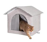 Gifyym - Refugio exterior para gatos con rejilla, aislante y espacioso para animales - cobertizo de invierno para gatos al aire libre, para tiempo froigatito cachorro perro pequeño y mediano interior