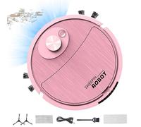 gifyym Robot aspirador, aspiradora robot 3 en 1 y depurador de pisos, aspiradora Conga Robot Ultra-X-Trem de 800 mAh, tecnología espacial Itech, aspiradora, refrigerador y fregona , 5 modos,