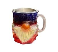 gifyym Taza de café con diseño de libro de resina 3D, apilada, taza de té, decoración del hogar, botella de agua coleccionable, novedad para bibliotecarios, lectores, escritores, mujeres y hombres