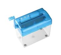 gifyym - Trituradora de documentos manual | Trituradora de papel portátil de manivela | Herramienta de corte de escritorio personal para documentos notas recibidas facturas | Seguridad Manejo Tarjetas