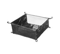 Gifyym Under Table Storage Bag - Mesh Basket Organizer for Camping Table | Hangable Portable Pouch Large Space | Rectangular oro Square Fits Small Items Strong Load 10 kg Easy Carry Multiple Scenarios