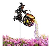 gifyym Witch Cauldron Waterfall Light - Outdoor Garden Lantern, Colorful