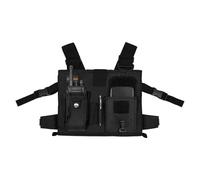 Gig Gear Arnés de pecho para tableta táctil de dos manos para iPad y tabletas Samsung, funda de transporte resistente para tablet con correa y compartimentos, soporte de pecho resistente para iPad
