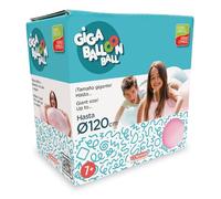 Giga Balloon Ball 120cm Hinchable, Gigante Globo De Aire Reutilizable, Bola de Burbujas Gigante Inflable, Bola Silicona Fiesta Juguetes Niños Verano Rosa