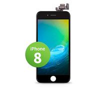 GIGA Fixxoo Pantalla LCD Tàctil de Repuesto para iPhone 8, Retina Display, Cámara y Sensor de proximidad, Video guía DYI Paso a Paso Simple, Separador Digitalizador - Negro