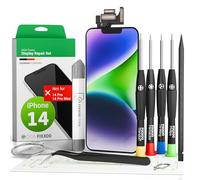 GIGA Fixxoo® Pantalla para iPhone 14 (incluye kit de herramientas) - Retina LCD Dsiplay con pantalla táctil - Kit de reparación de pantalla original para iPhone - Pantalla de repuesto para iPhone con