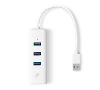 TP-Link UE330 base para portátil y replicador de puertos Alámbrico USB 3.2 Gen 1 (3.1 Gen 1) Type-A Blanco