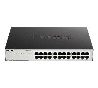 D-Link GO-SW-24G No administrado L2 Gigabit Ethernet (10/100/1000) 1U Negro