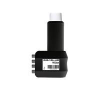 GigaBlue Ultra Rocket Quattro LNB 4K - Convertidor de señal satélite para multiconmutador/multiswitch (0,1 dB, 4 vías, Full HD, TV, 3D, 4K, con protección contra la Intemperie)
