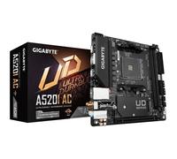 GIGABYTE A520I Placa base AC - Soporta CPUs AMD Ryzen 5000 Series AM4, 6 fases d